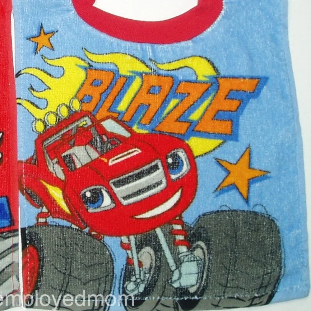 Blaze Crusher Over Head Toddler Bib Cloth Baby 11
